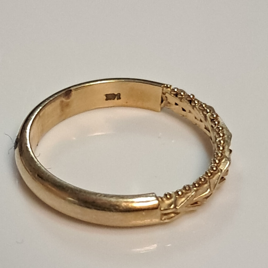 ANILLITO ORO 14 K 2.6 GRMS (SEMINUEVO)