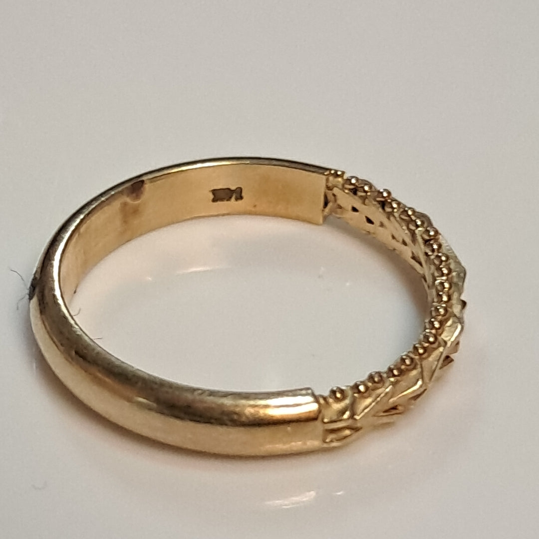ANILLITO ORO 14 K 2.6 GRMS (SEMINUEVO)