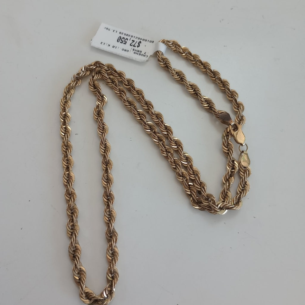 CADENA ORO 10 K 13.7 GRMS (SEMINUEVO)
