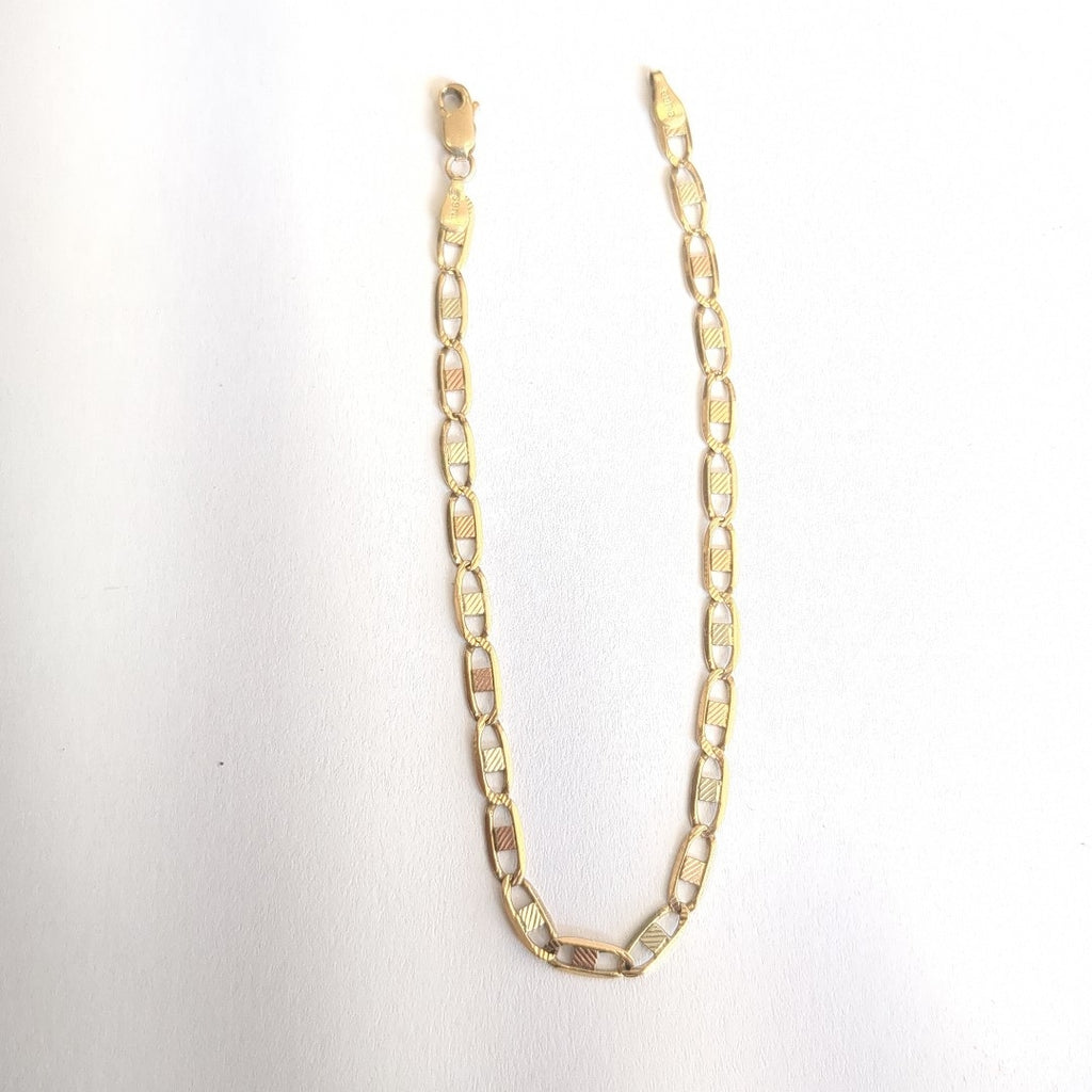 PULSERA ORO COMBINADO 10 K 2,80 GRMS (SEMINUEVO)