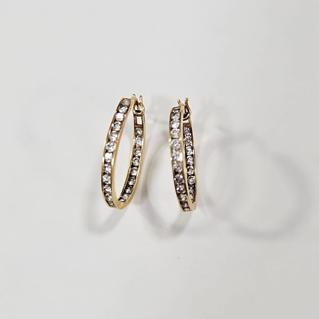 ARRACADAS PAR ORO 14 K 2,10 GRMS (SEMINUEVO)