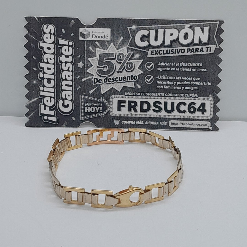 PULSERA ORO 14 K 15,30 GRMS (SEMINUEVO)