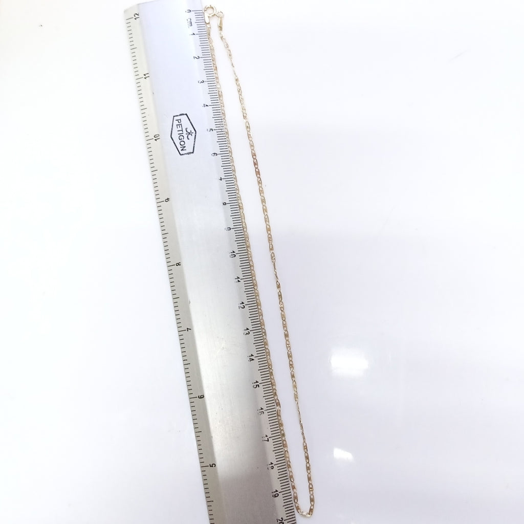 CADENA ORO COMBINADO 10 K 2,00 GRMS (SEMINUEVO)