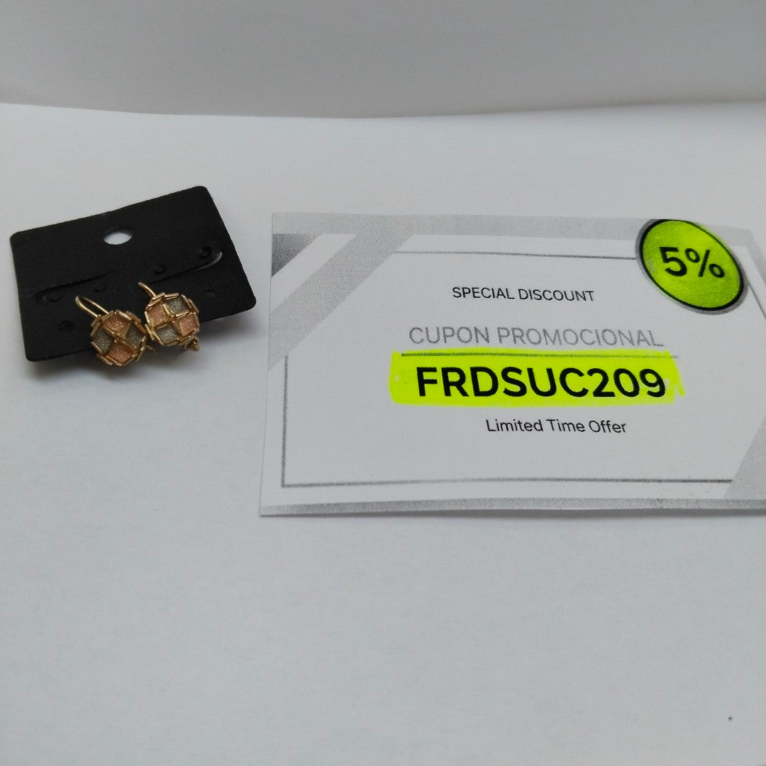 ARETES PAR ORO 10 K 1,70 GRMS (SEMINUEVO)