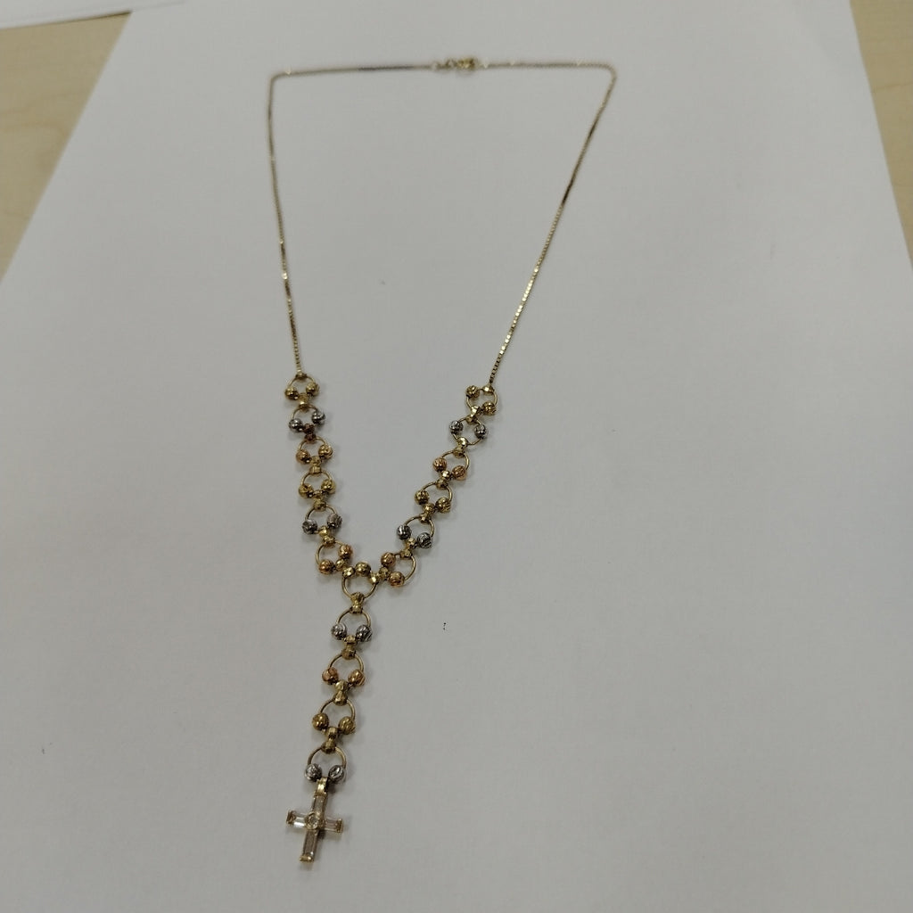 GARGANTILLA ORO,ORO COMBINADO 14 K 8,50 GRMS (SEMINUEVO)