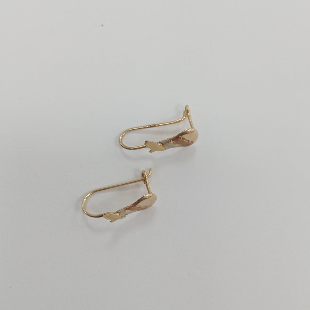ARETES PAR ORO 10 K 0,90 GRMS (SEMINUEVO)