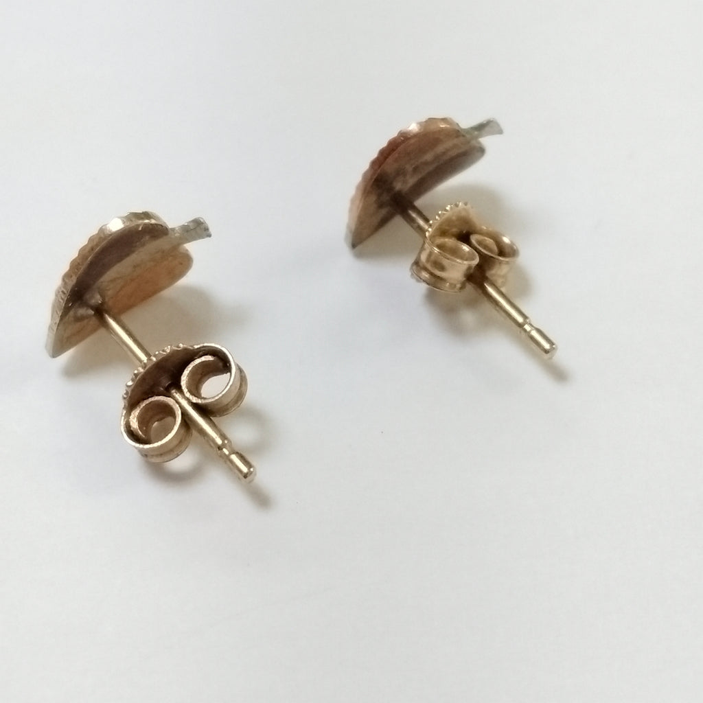 ARRACADAS PAR ORO 14 K 1,30 GRMS (SEMINUEVO)