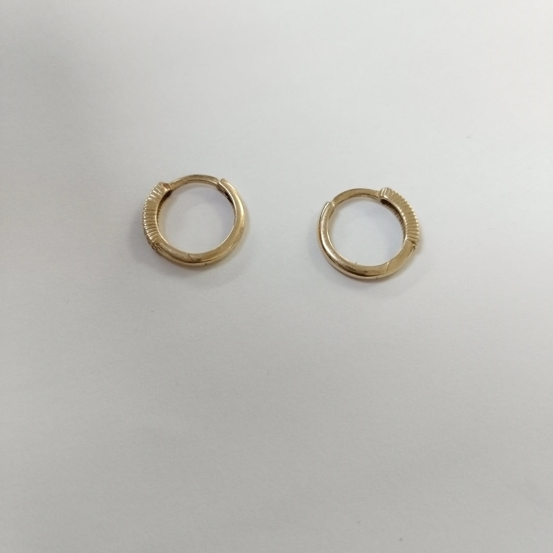 ARRACADAS PAR ORO 14 K 1,30 GRMS (SEMINUEVO)