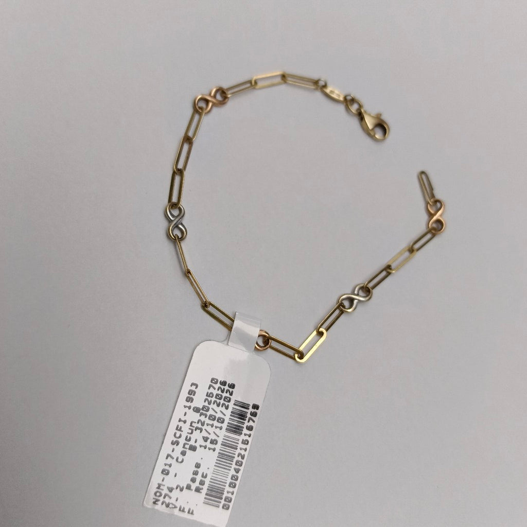 PULSERA ORO 14 K 1.6 GRMS (SEMINUEVO)