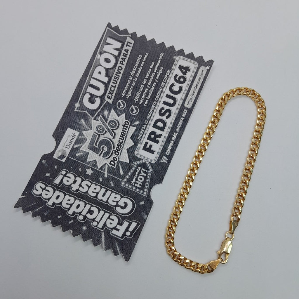 PULSERA ORO 14 K 4,60 GRMS (SEMINUEVO)