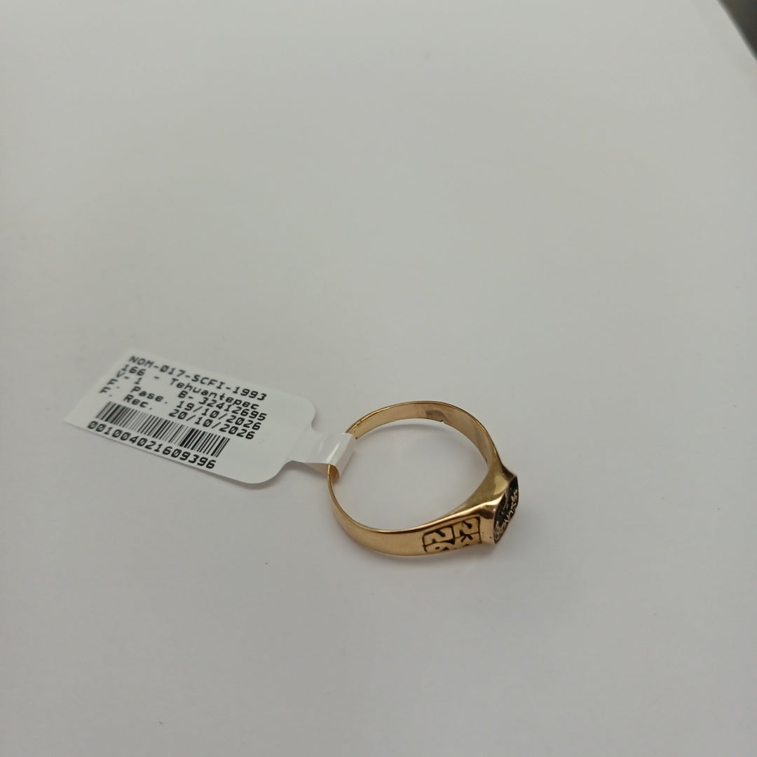 ANILLO DE GRADUACIÓN ORO 8 K 3.1 GRMS (SEMINUEVO)
