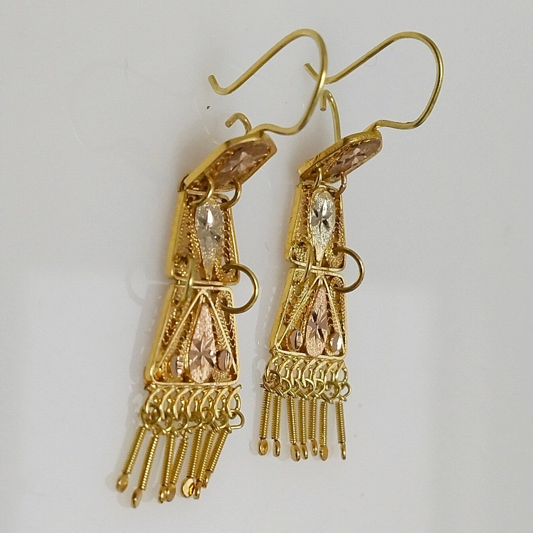 ARETES PAR ORO 10 K 4.1 GRMS (SEMINUEVO)