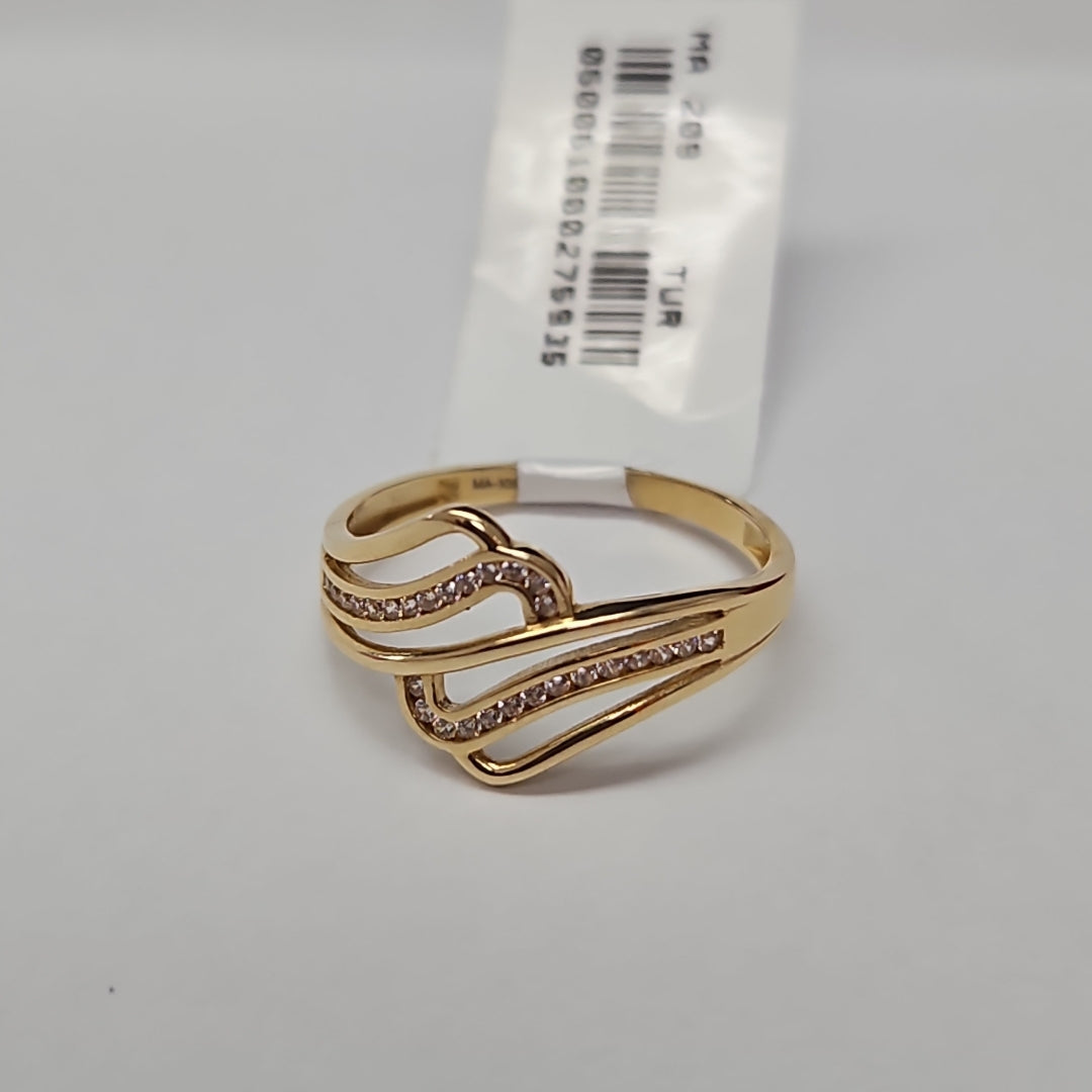 ANILLOS DAMA ORO 14K 2 (NUEVO)