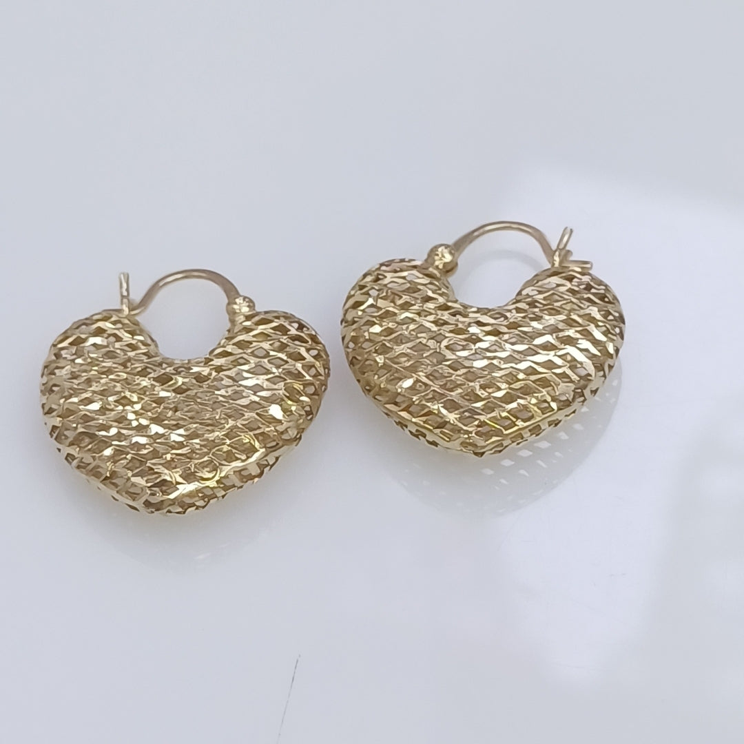 ARRACADAS PAR ORO 14 K 2.5 GRMS (SEMINUEVO)