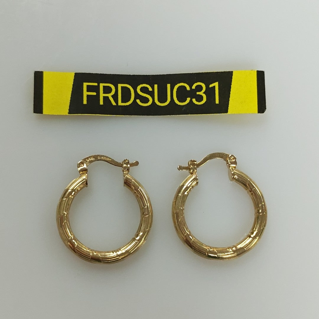 ARETES ARRACADAS 14K 2.7 GR (NUEVO)
