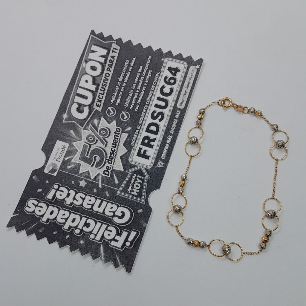 PULSERA ORO 14 K 2,50 GRMS (SEMINUEVO)
