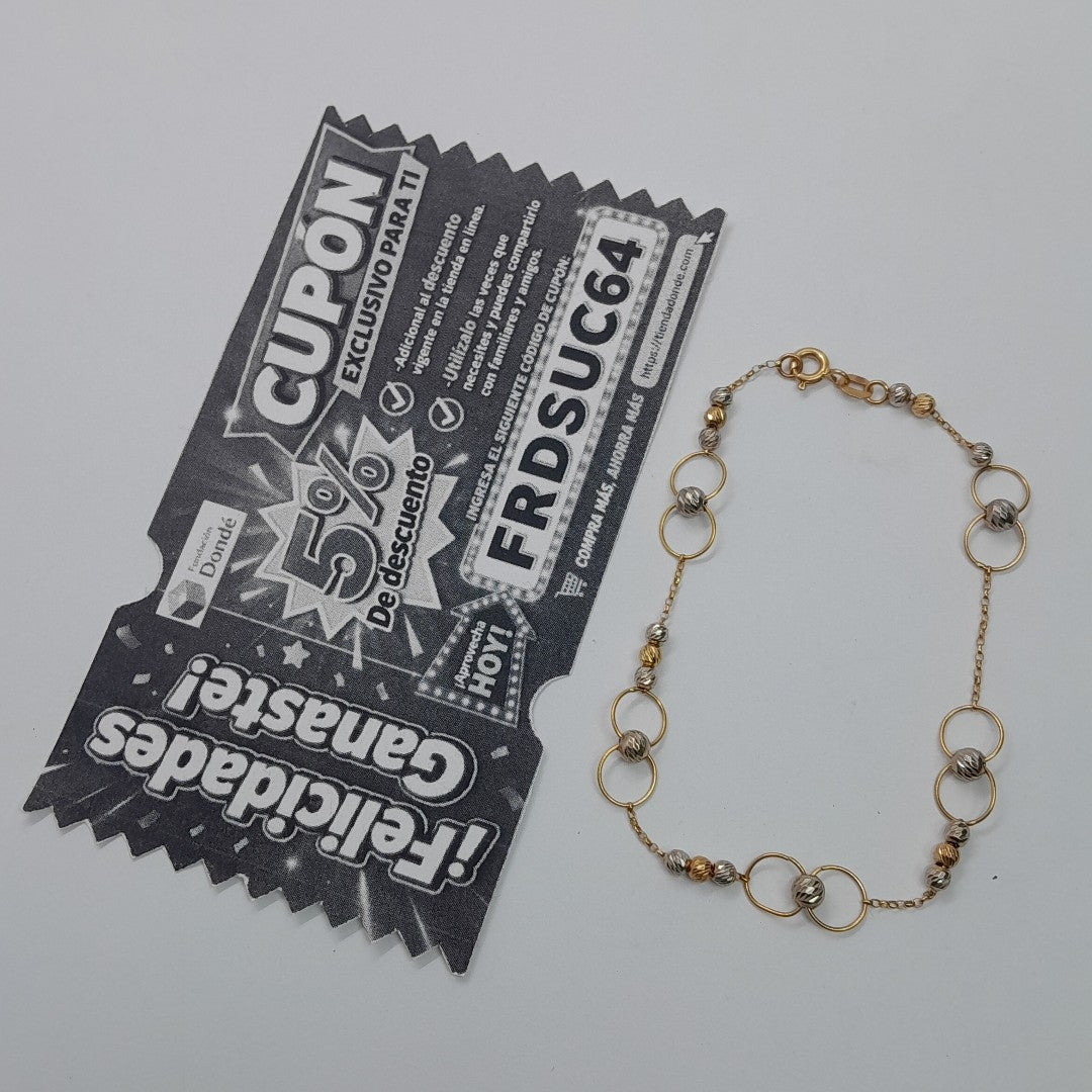 PULSERA ORO 14 K 2,50 GRMS (SEMINUEVO)