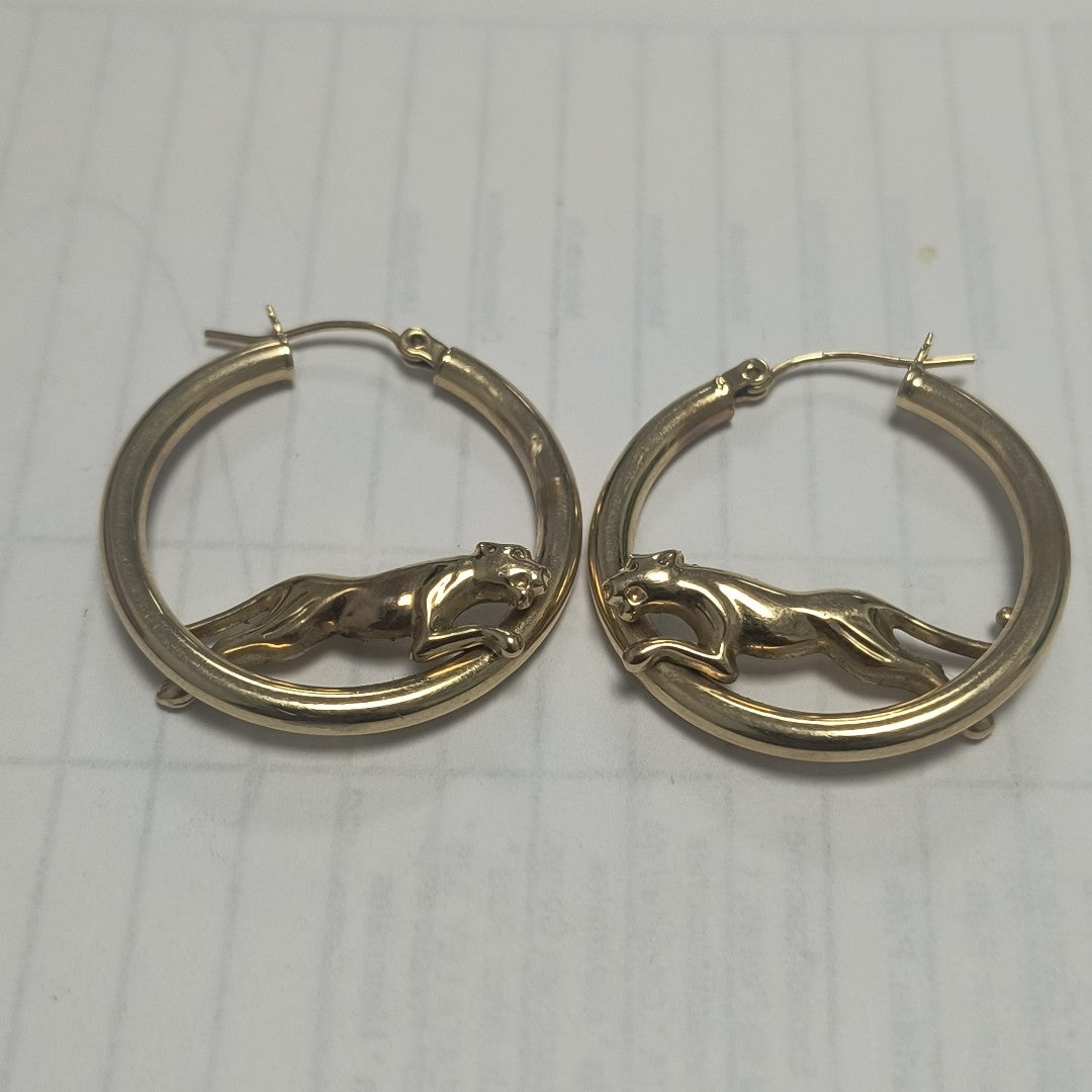 ARRACADAS PAR ORO 14 K 4,50 GRMS (SEMINUEVO)