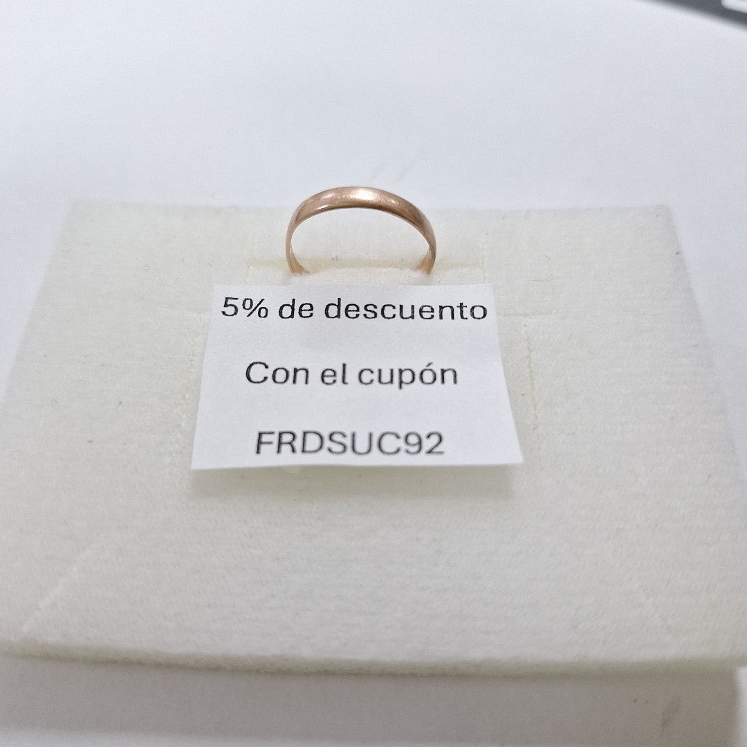 ARGOLLA ORO 10 K 1,30 GRMS (SEMINUEVO)