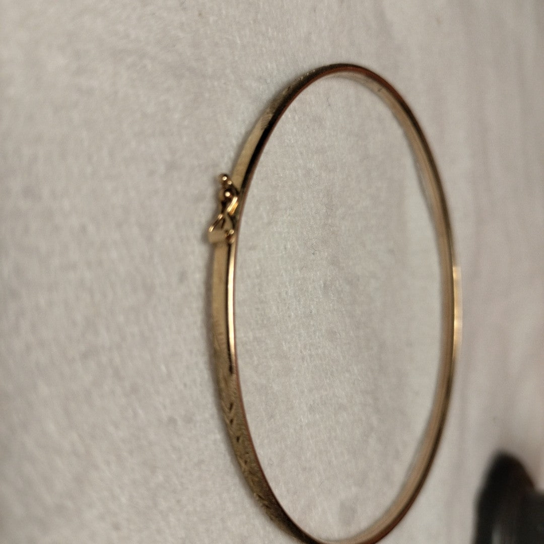 PULSERA RIGIDA ORO 10 K 3,60 GRMS (SEMINUEVO)
