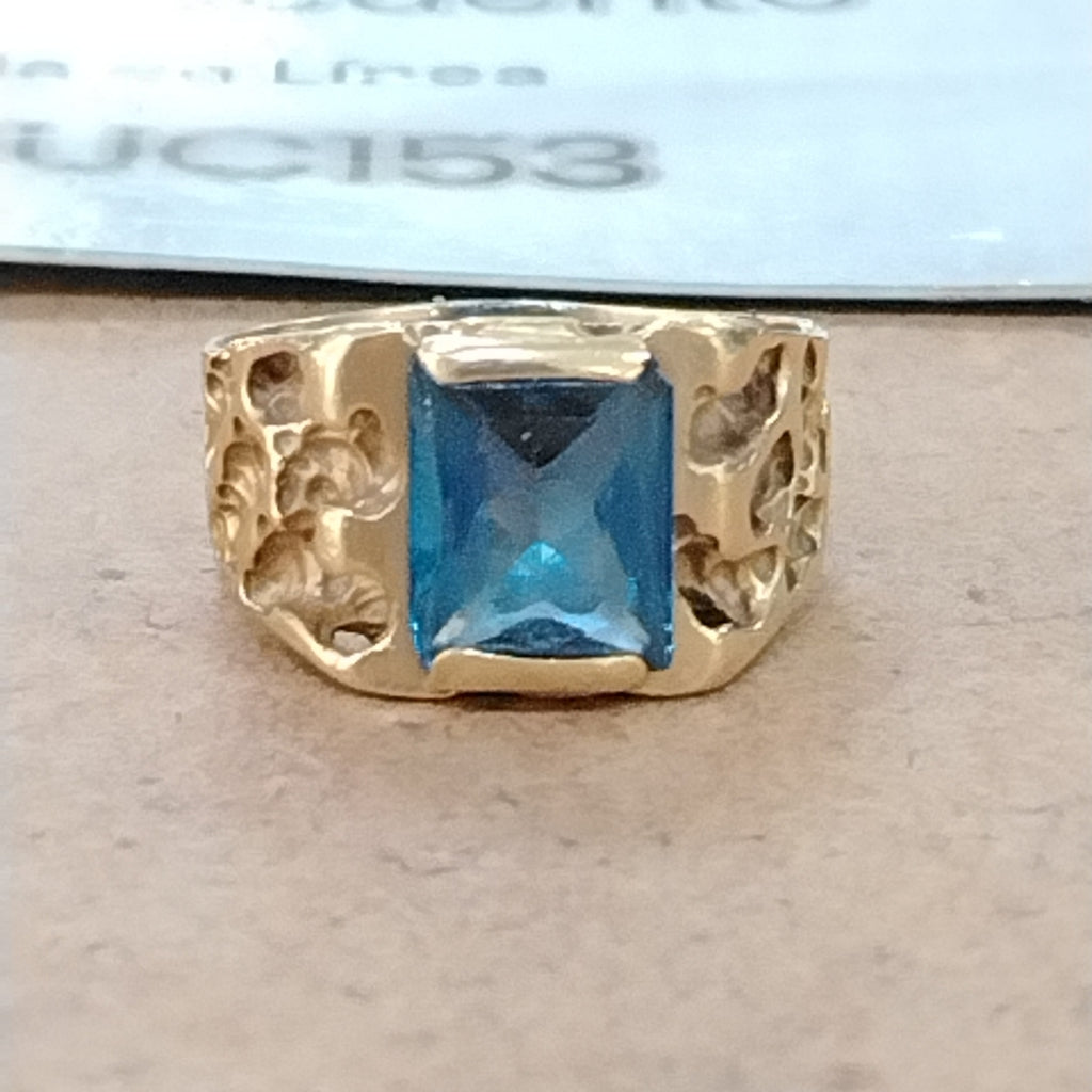 ANILLO ORO 10 K 7.4 GRMS (SEMINUEVO)