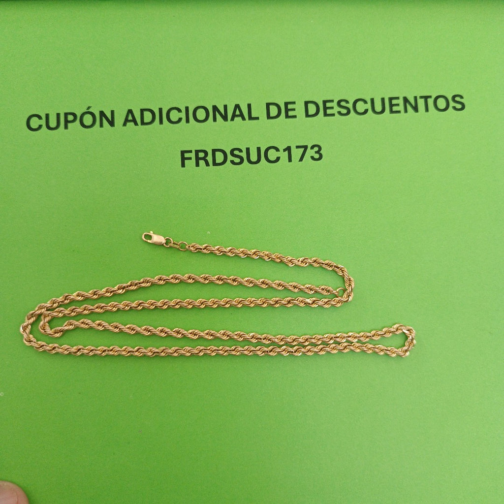 CADENA ORO 14 K 4.7 GRMS (SEMINUEVO)