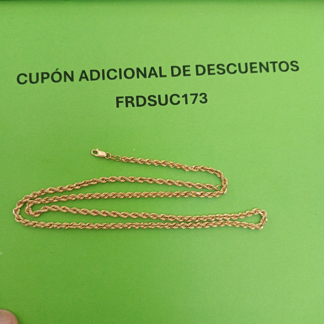 CADENA ORO 14 K 4.7 GRMS (SEMINUEVO)