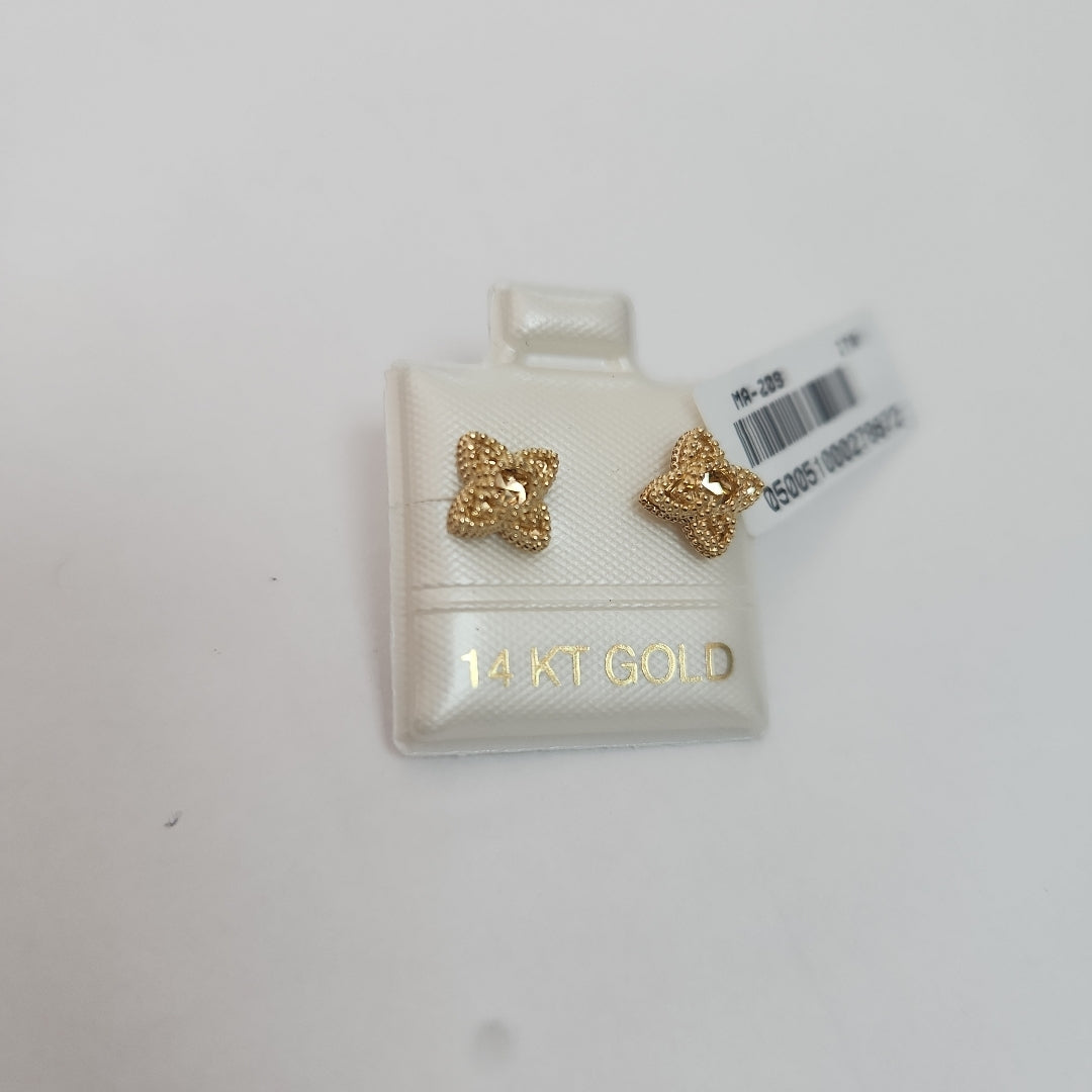BROQUELES ORO 14K 1.6 (NUEVO)