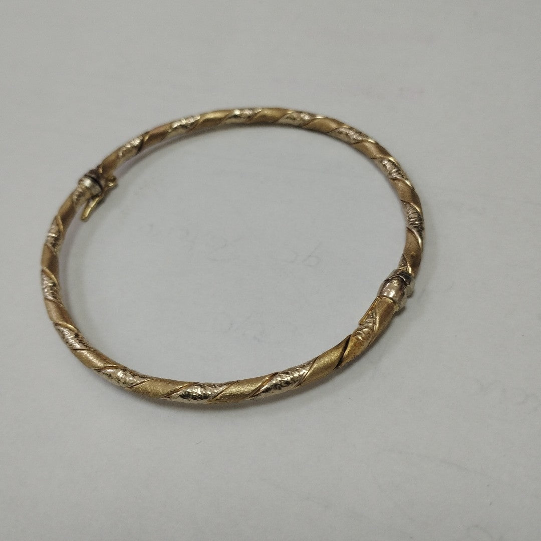 PULSERA RIGIDA ORO 14 K 5.6 GRMS (SEMINUEVO)