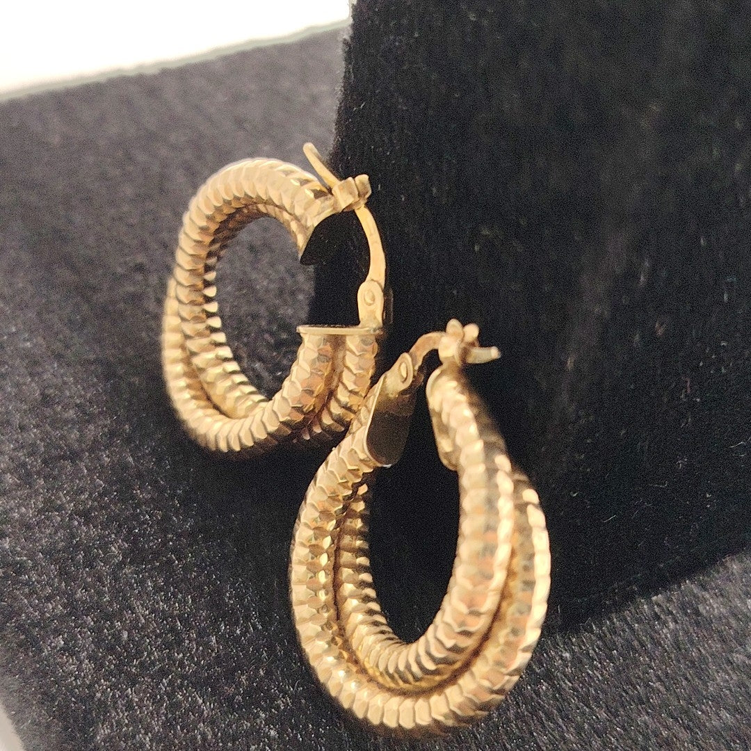 ARETES PAR ORO 10 K 2.9 GRMS (SEMINUEVO)
