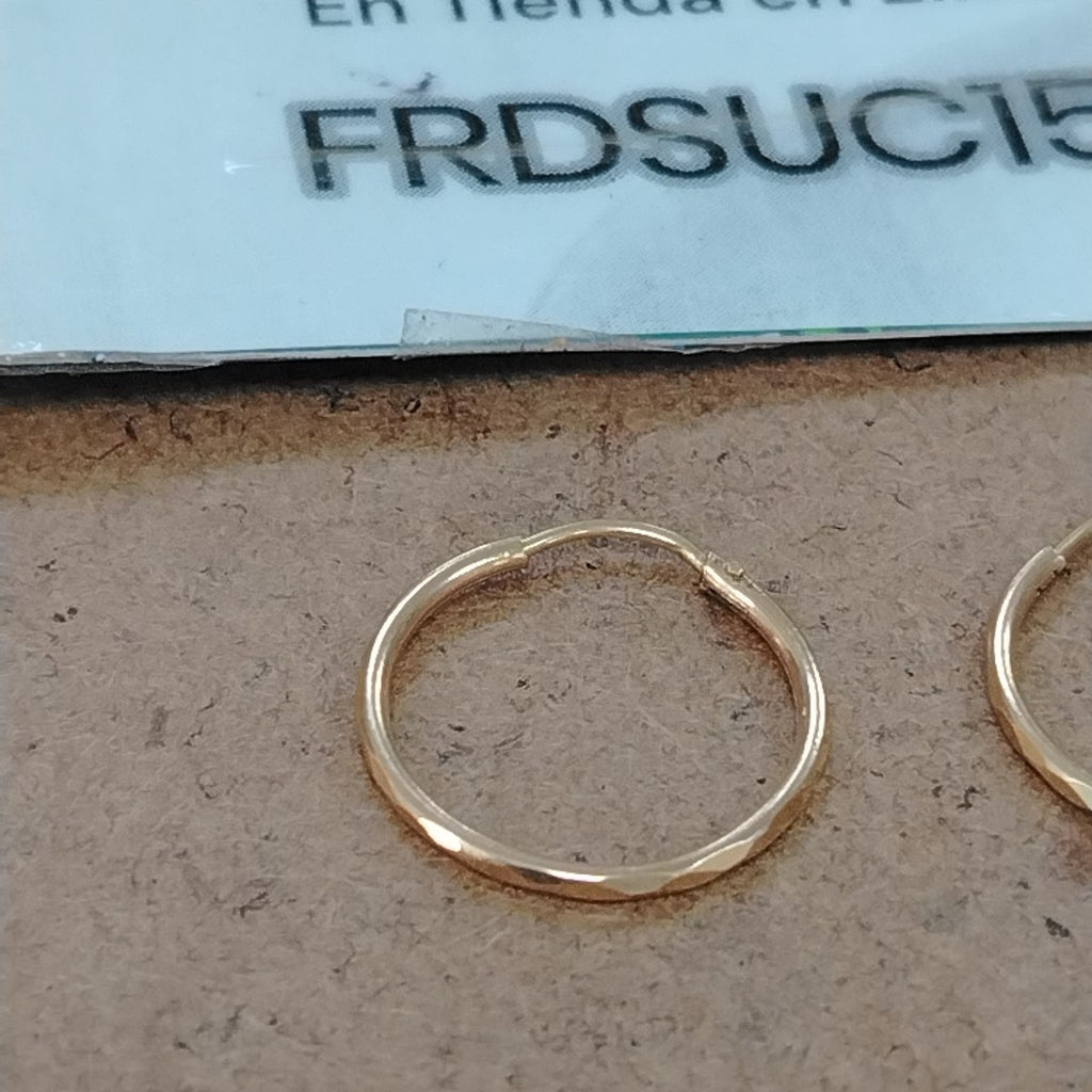 ARRACADAS PAR ORO 10 K 1 GRMS (SEMINUEVO)