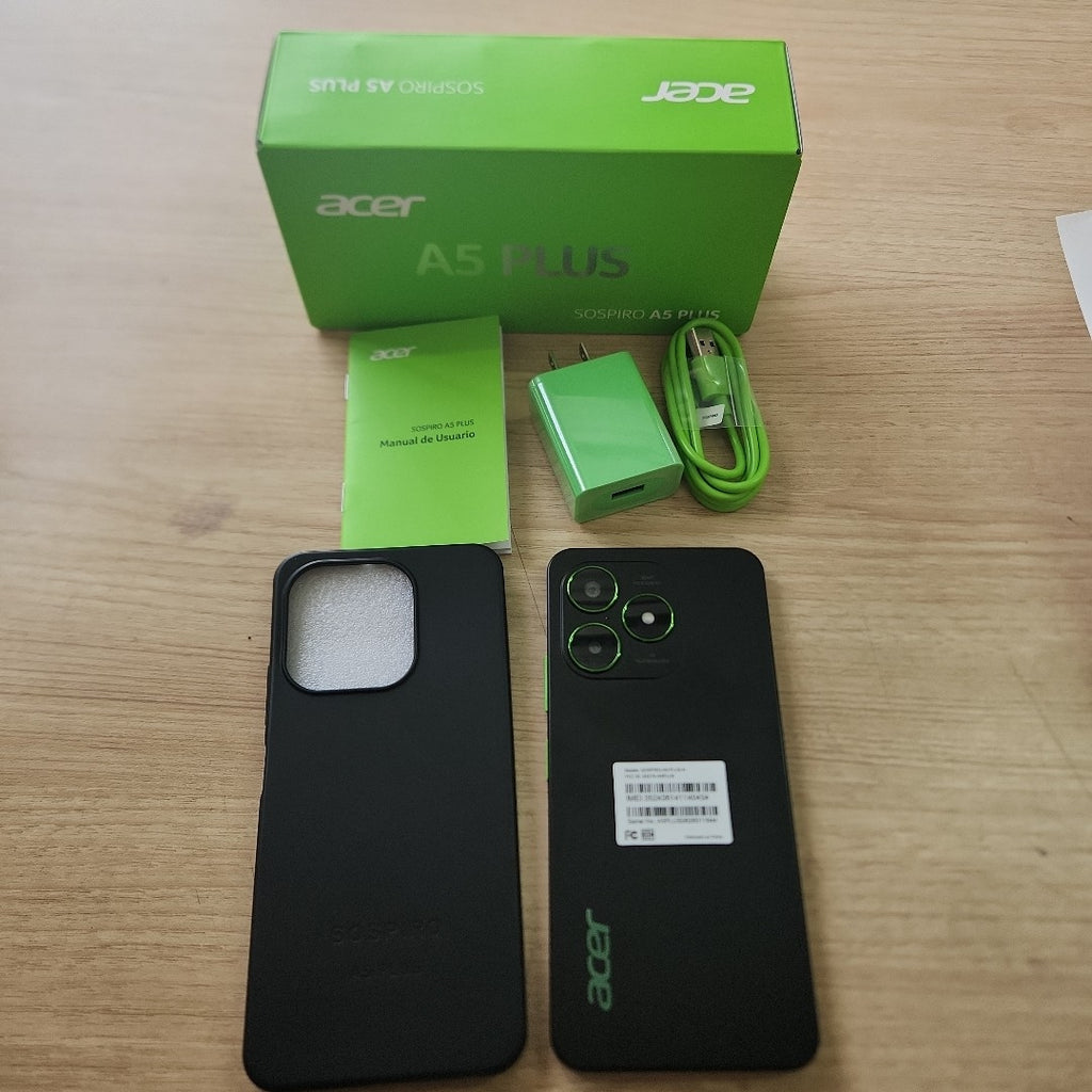 CELULAR ACER SOSPIRO A5 PLUS (2026) 128 GB 4 GB RAM (SEMINUEVO)