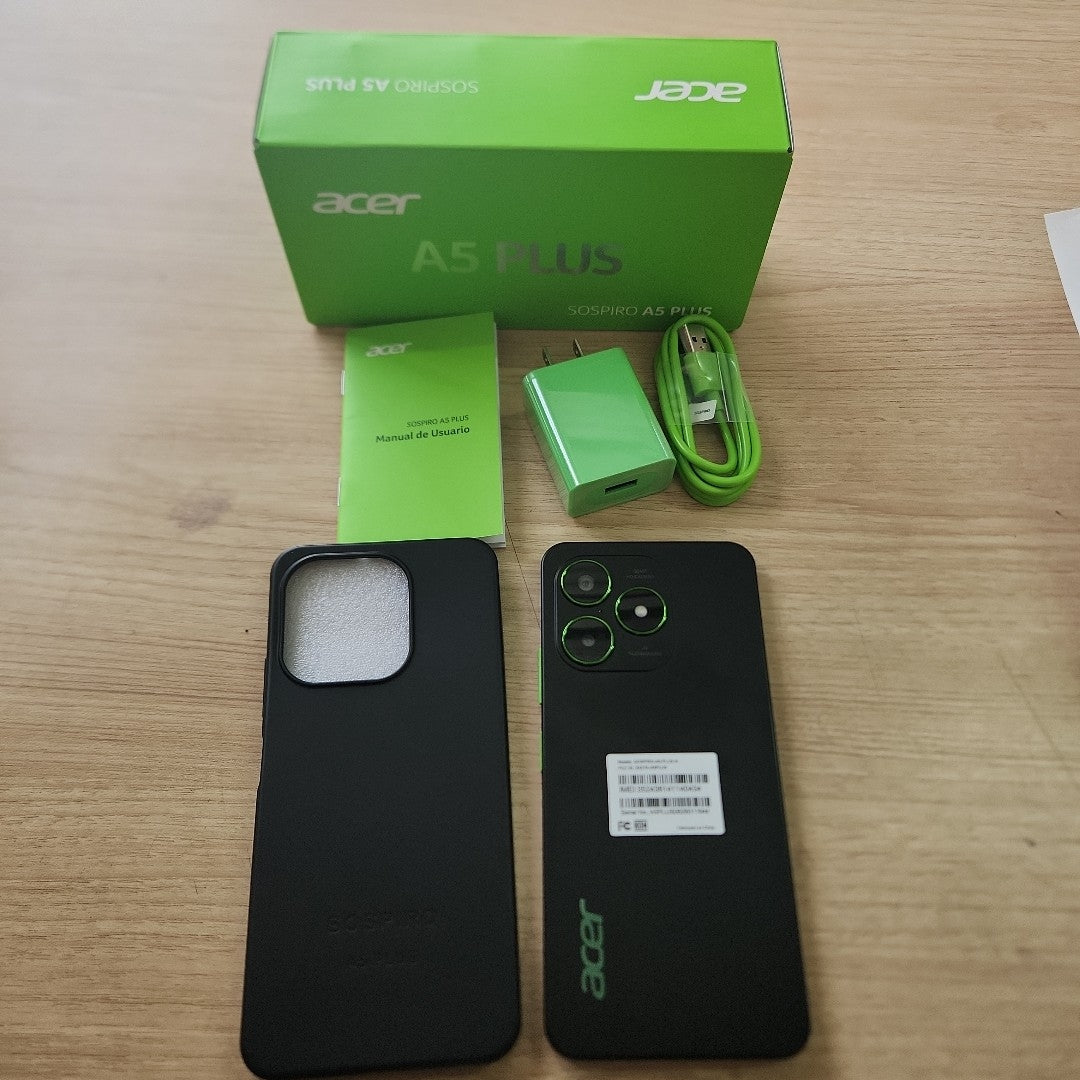 CELULAR ACER SOSPIRO A5 PLUS (2026) 128 GB 4 GB RAM (SEMINUEVO)
