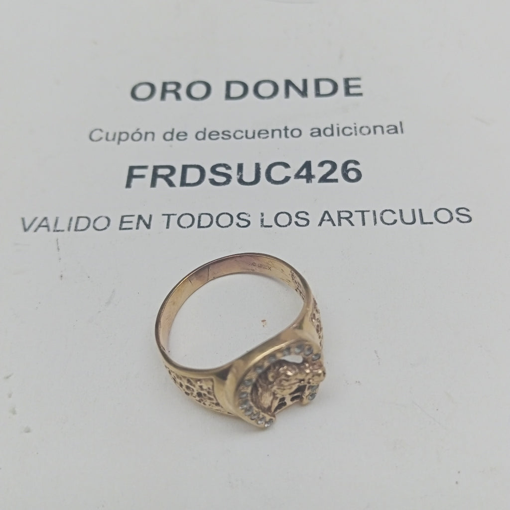 ANILLO ORO 10 K 6.4 GRMS (SEMINUEVO)