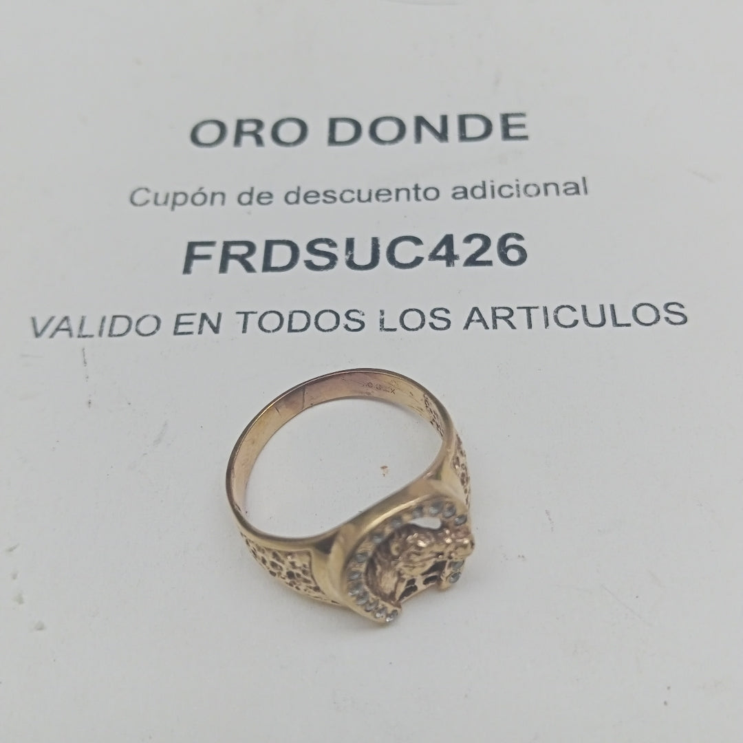 ANILLO ORO 10 K 6.4 GRMS (SEMINUEVO)