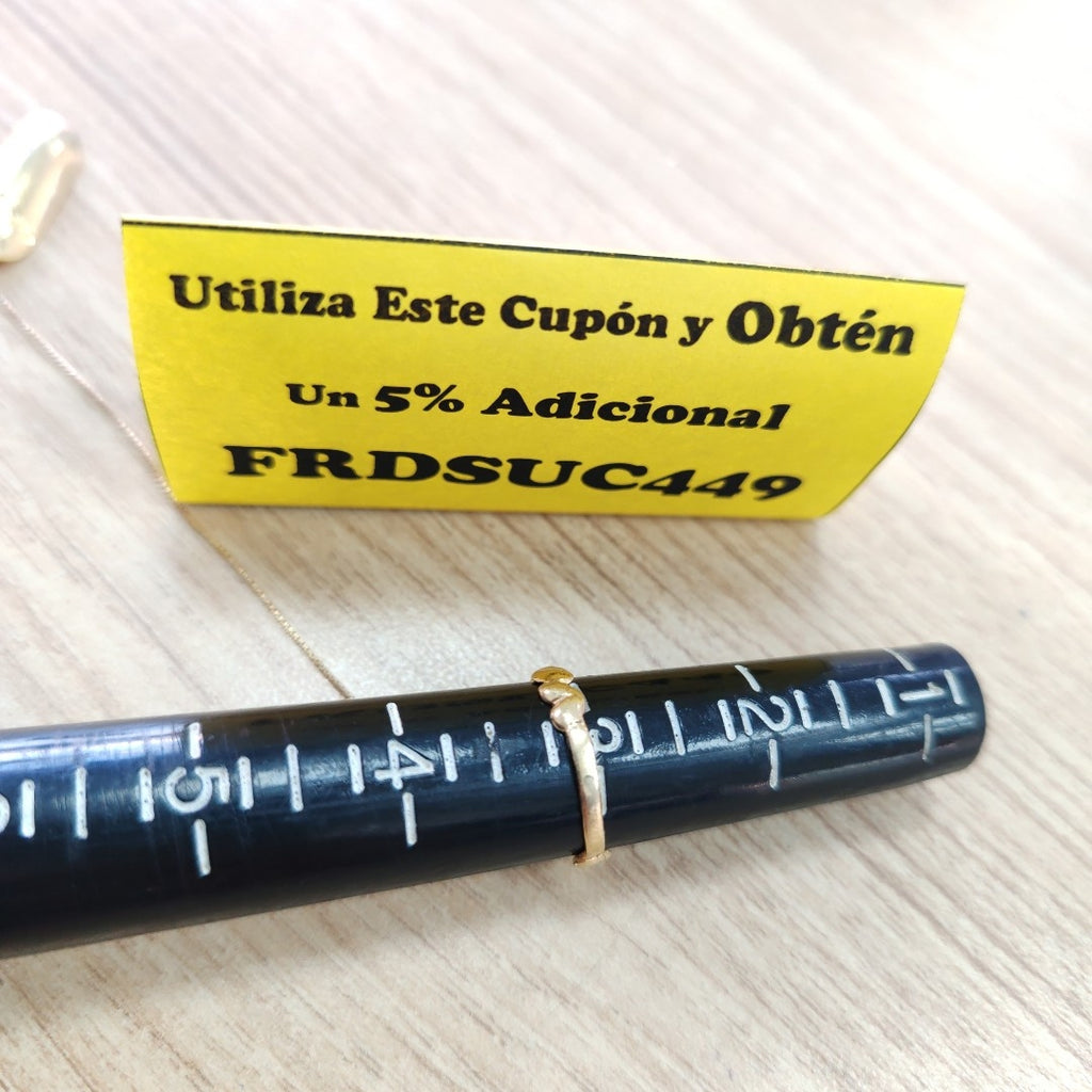 ANILLITO ORO 14 K 1.9 GRMS (SEMINUEVO)
