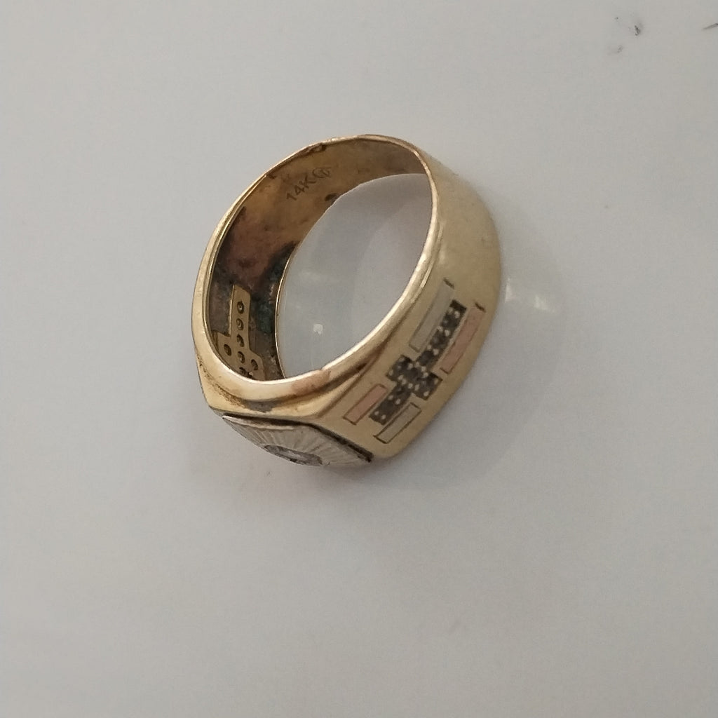 ANILLO ORO 14 K 5.7 GRMS (SEMINUEVO)