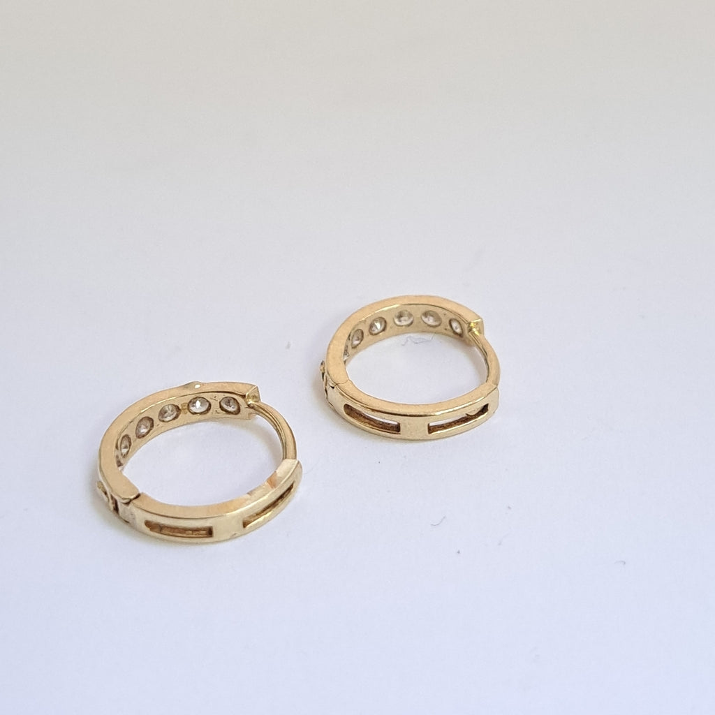 ARRACADAS PAR ORO 14 K 1.3 GRMS (SEMINUEVO)