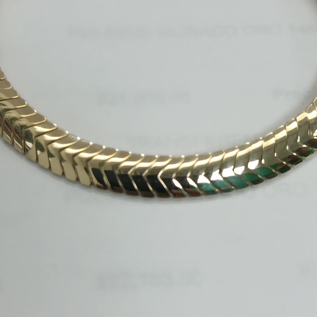 PULSERA MONACO ORO 14K 7.33 (NUEVO)