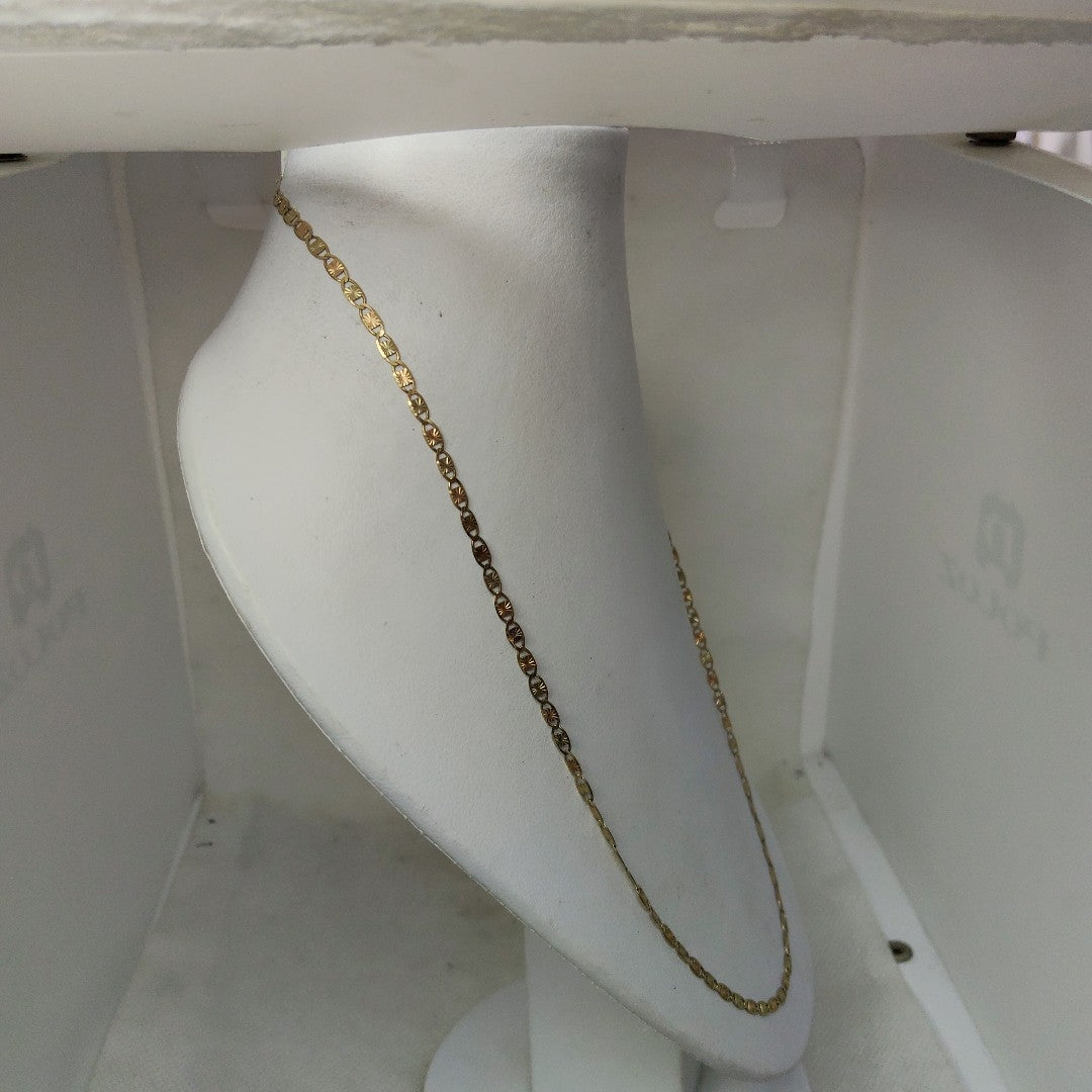 CADENA ORO COMBINADO 10 K 3.9 GRMS (SEMINUEVO)