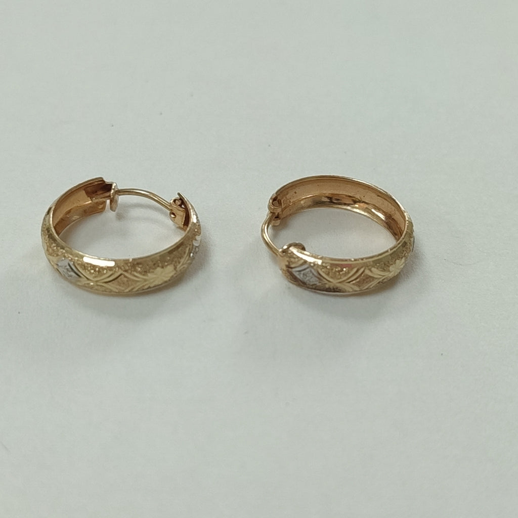 ARRACADAS PAR ORO 10 K 2.3 GRMS (SEMINUEVO)