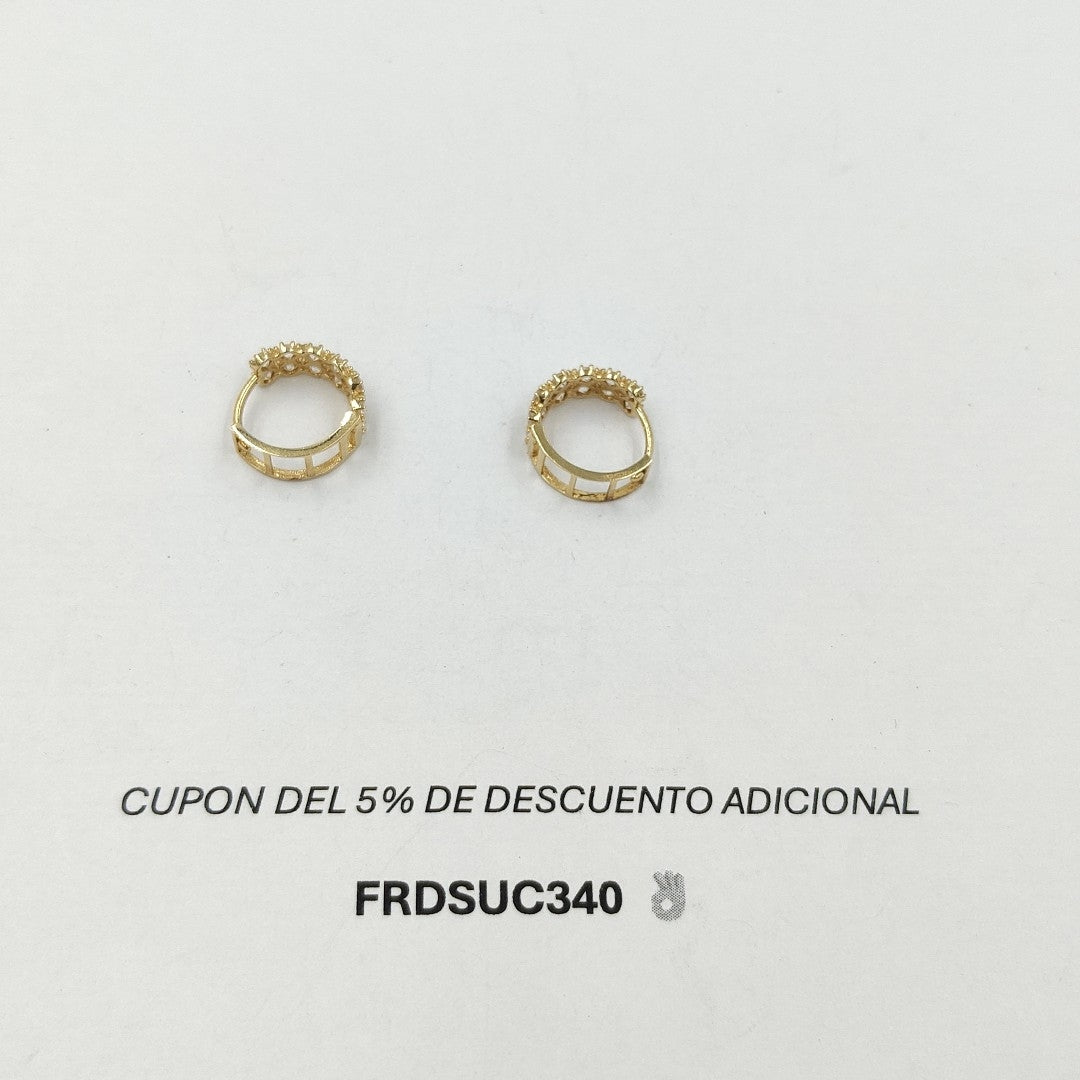 ARRACADAS PAR ORO 10 K 1.7 GRMS (SEMINUEVO)