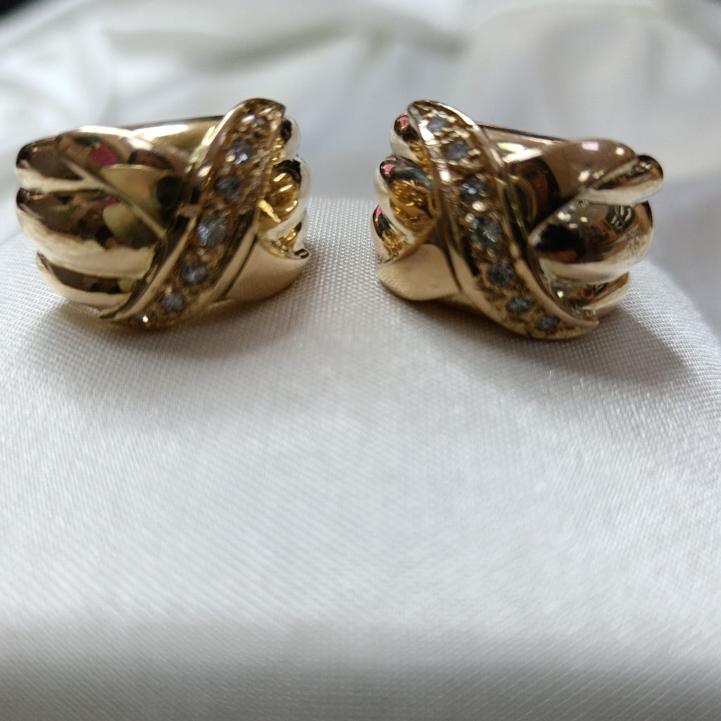 ARETES PAR ORO 14 K 17.4 GRMS (SEMINUEVO)