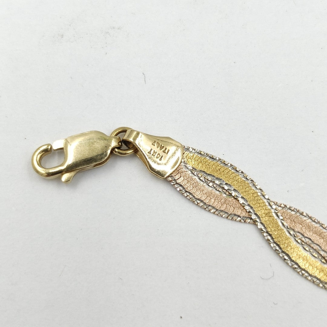GARGANTILLA ORO, ORO COMBINADO 14 K 9.1 GRMS (SEMINUEVO)