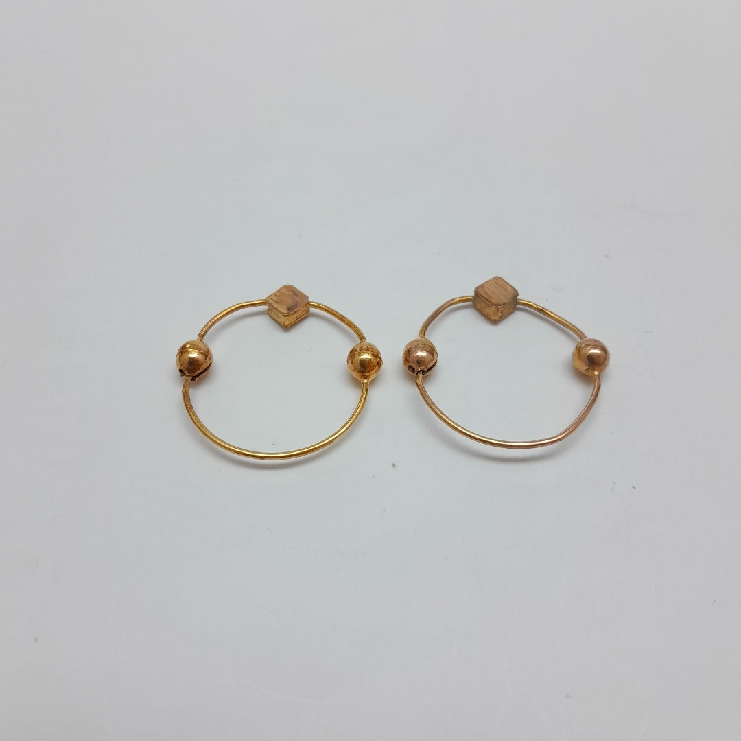 ARRACADAS PAR ORO 8 K 1,70 GRMS (SEMINUEVO)