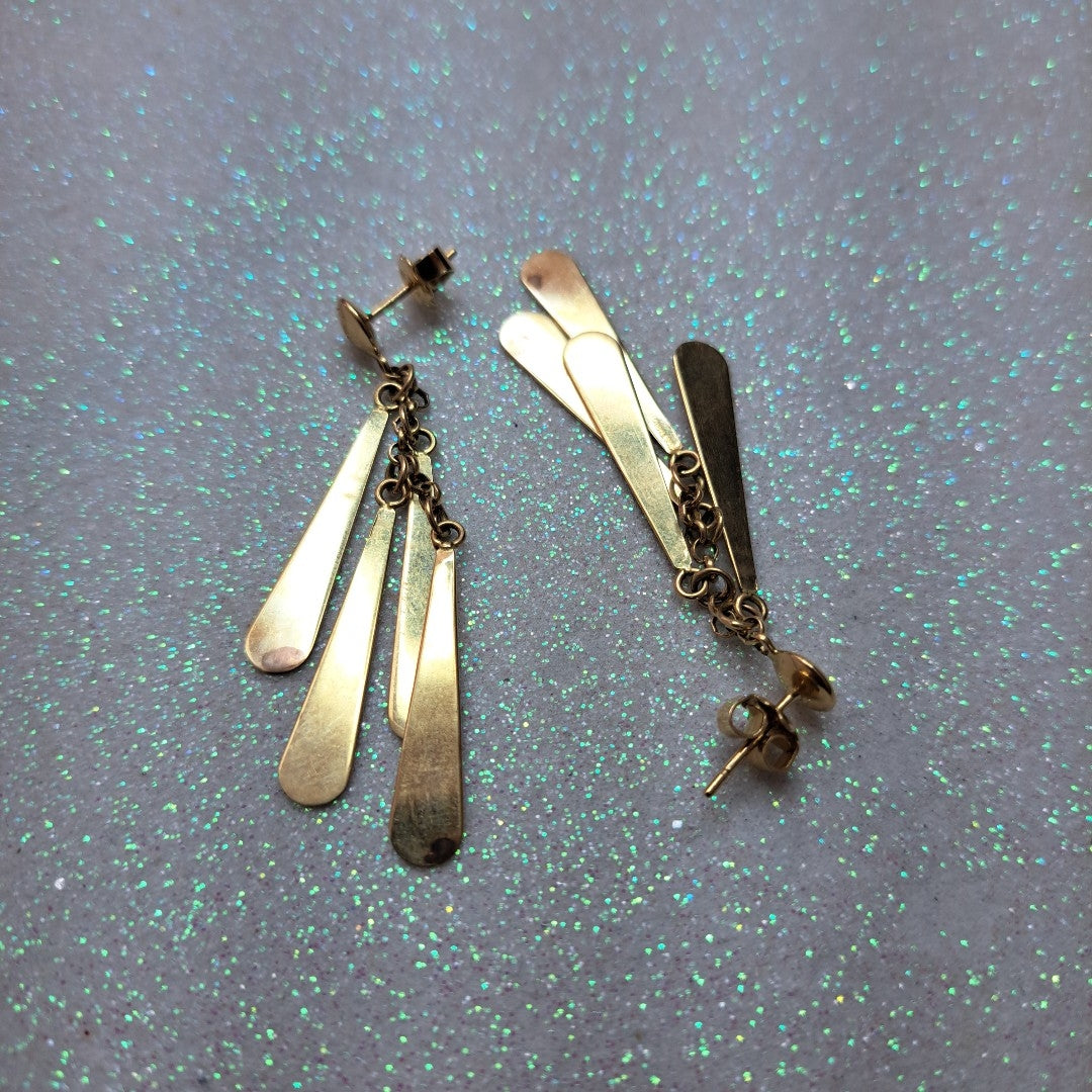 ARETES PAR ORO 14 K 5,70 GRMS (SEMINUEVO)
