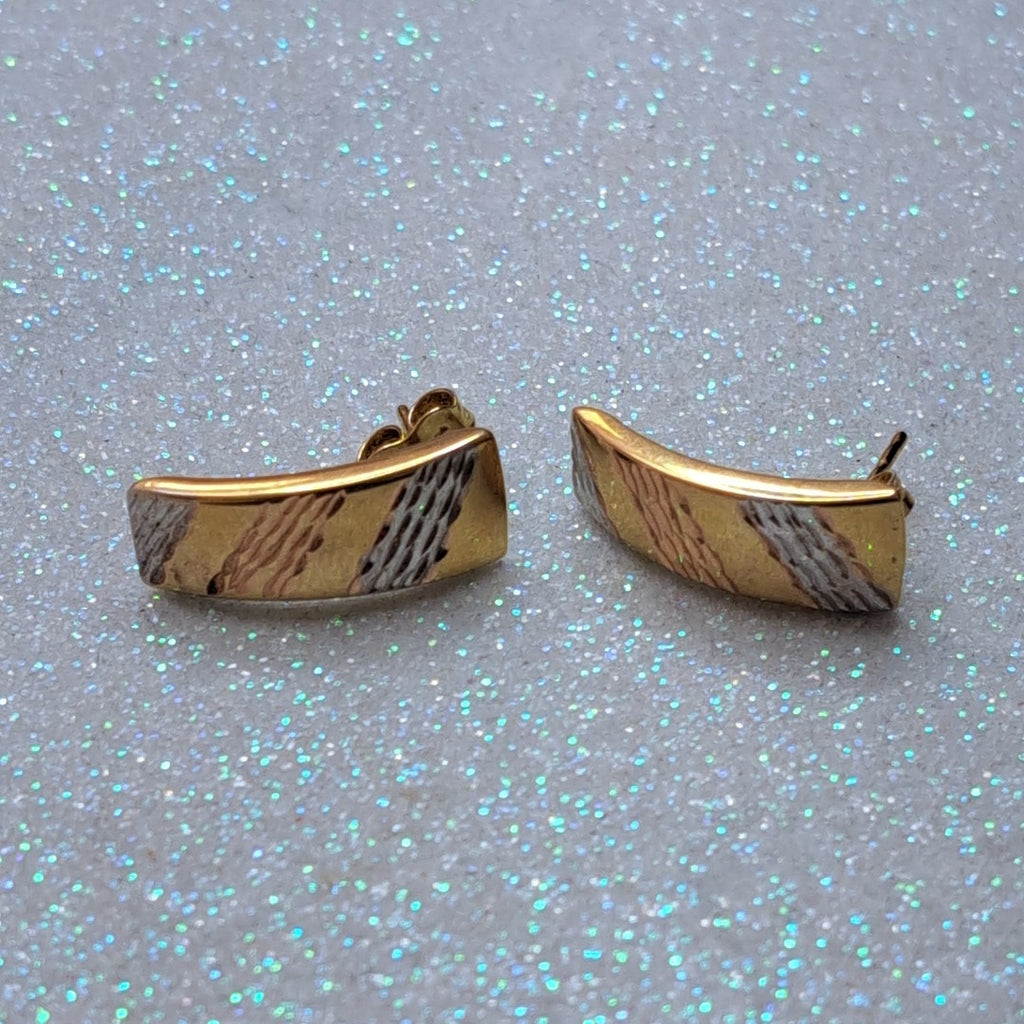 ARETES PAR ORO 14 K 1,30 GRMS (SEMINUEVO)