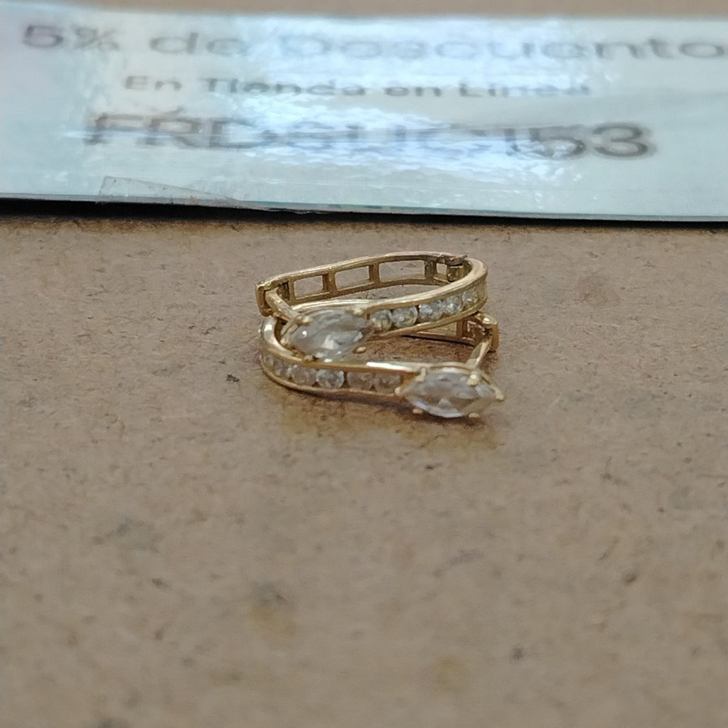 ARETES PAR ORO 10 K 1.5 GRMS (SEMINUEVO)