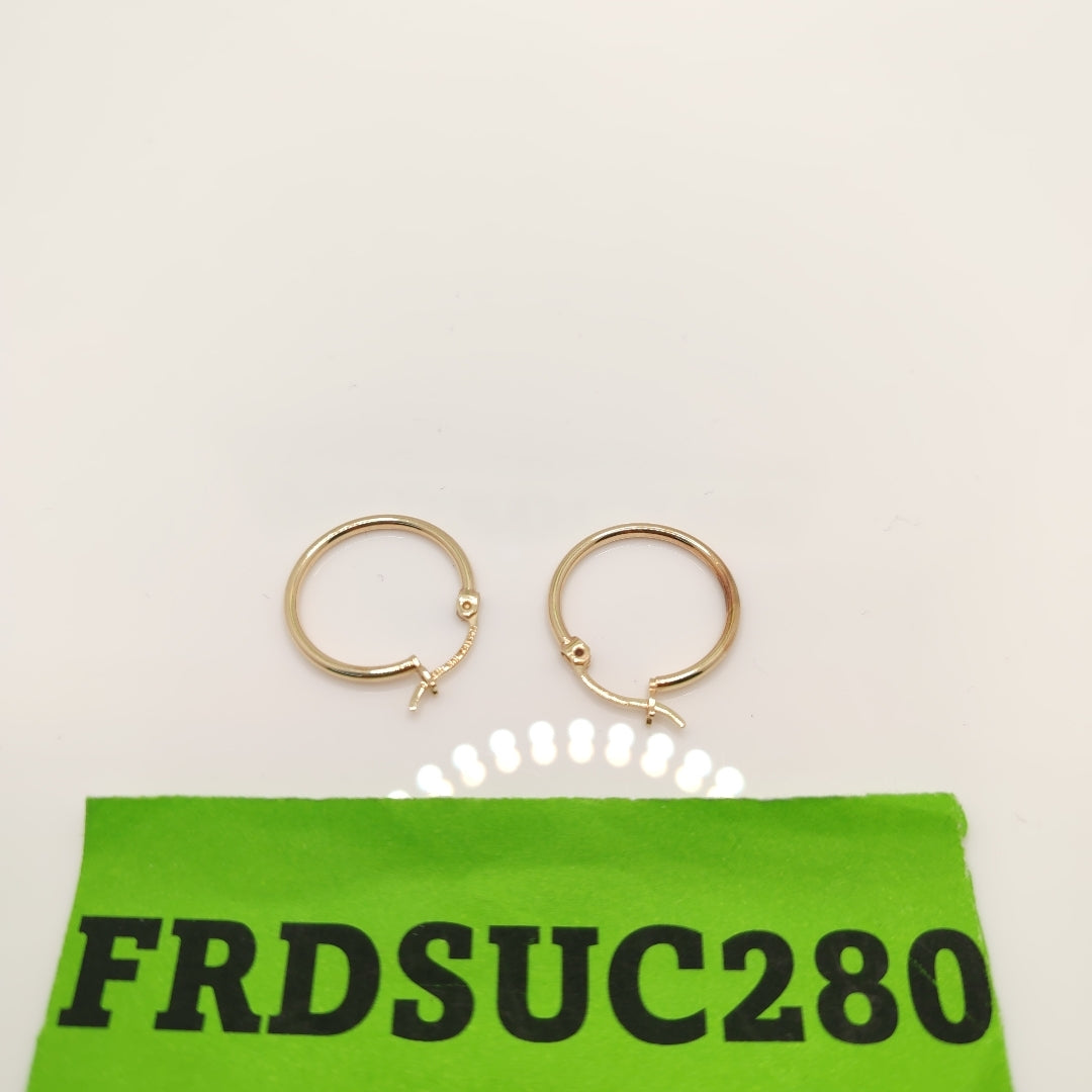 ARRACADAS PAR ORO 10 K 1 GRMS (SEMINUEVO)