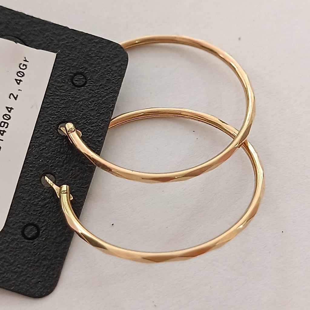 ARRACADAS PAR ORO 14 K 2,40 GRMS (SEMINUEVO)